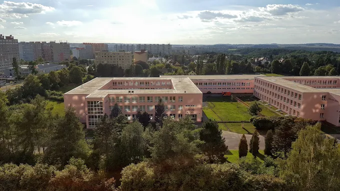 The school building